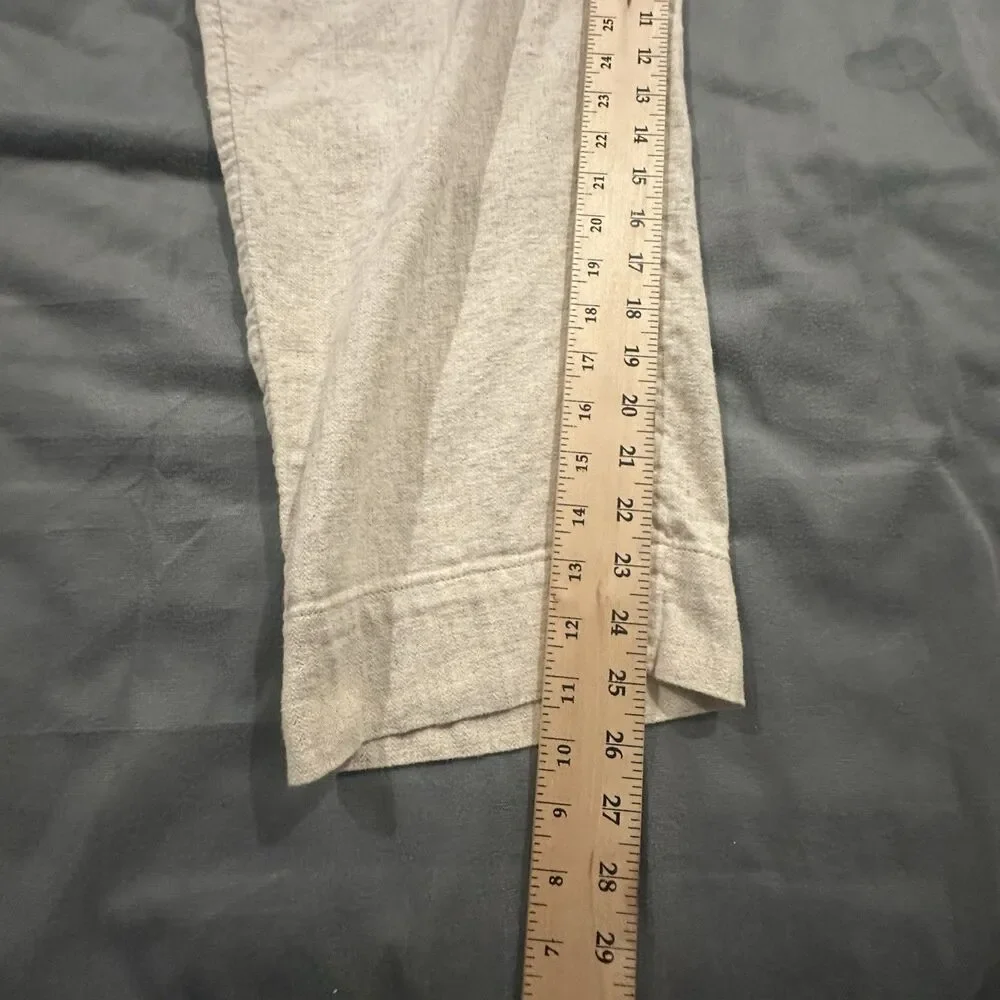Banana Republic Pants Womens XL Beige Linen Blend Tapered High Rise Ankle Twill
